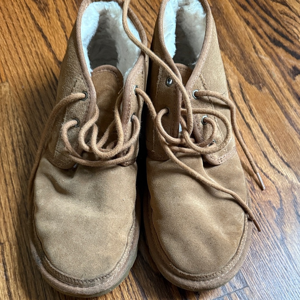 UGG Tan Suede Ankle Boots